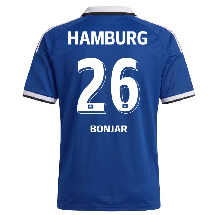 Danxen Heren Amir Bonjar #26 Wit Blauw Uitshirt Uittenue 2026/27 T-Shirt België