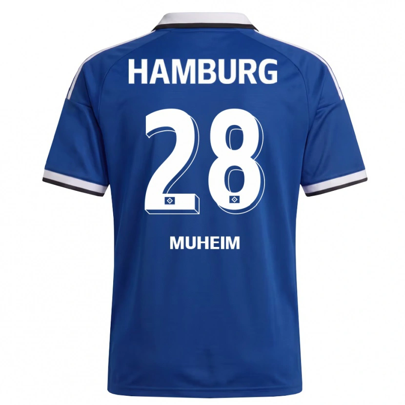 Danxen Heren Miro Muheim #28 Wit Blauw Uitshirt Uittenue 2026/27 T-Shirt België