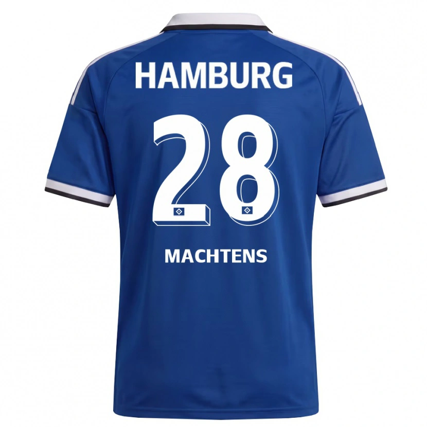 Danxen Heren Pauline Machtens #28 Wit Blauw Uitshirt Uittenue 2026/27 T-Shirt België