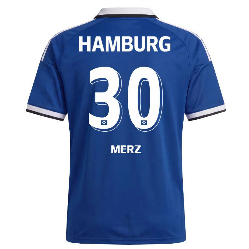 Danxen Heren Selma Merz #30 Wit Blauw Uitshirt Uittenue 2026/27 T-Shirt België