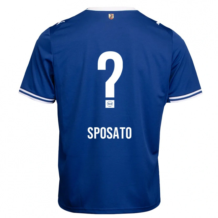 Danxen Heren Lennard Sposato #0 Koninklijk Blauw Wit Uitshirt Uittenue 2026/27 T-Shirt België
