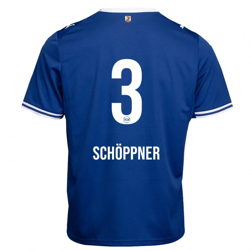 Danxen Heren Jan Schöppner #3 Koninklijk Blauw Wit Uitshirt Uittenue 2026/27 T-Shirt België