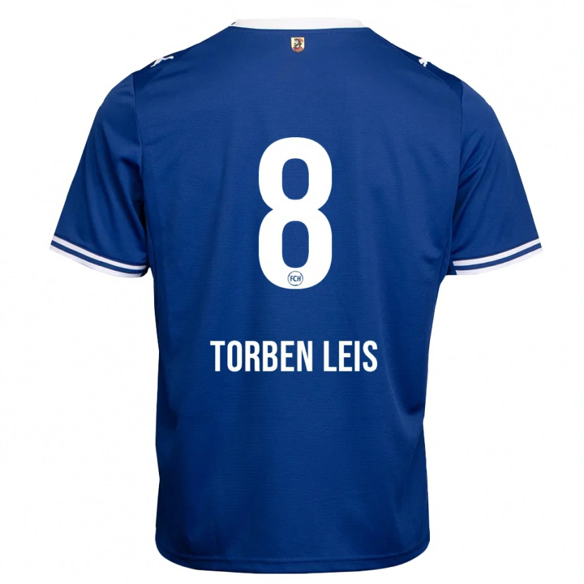 Danxen Heren Torben Leis #8 Koninklijk Blauw Wit Uitshirt Uittenue 2026/27 T-Shirt België