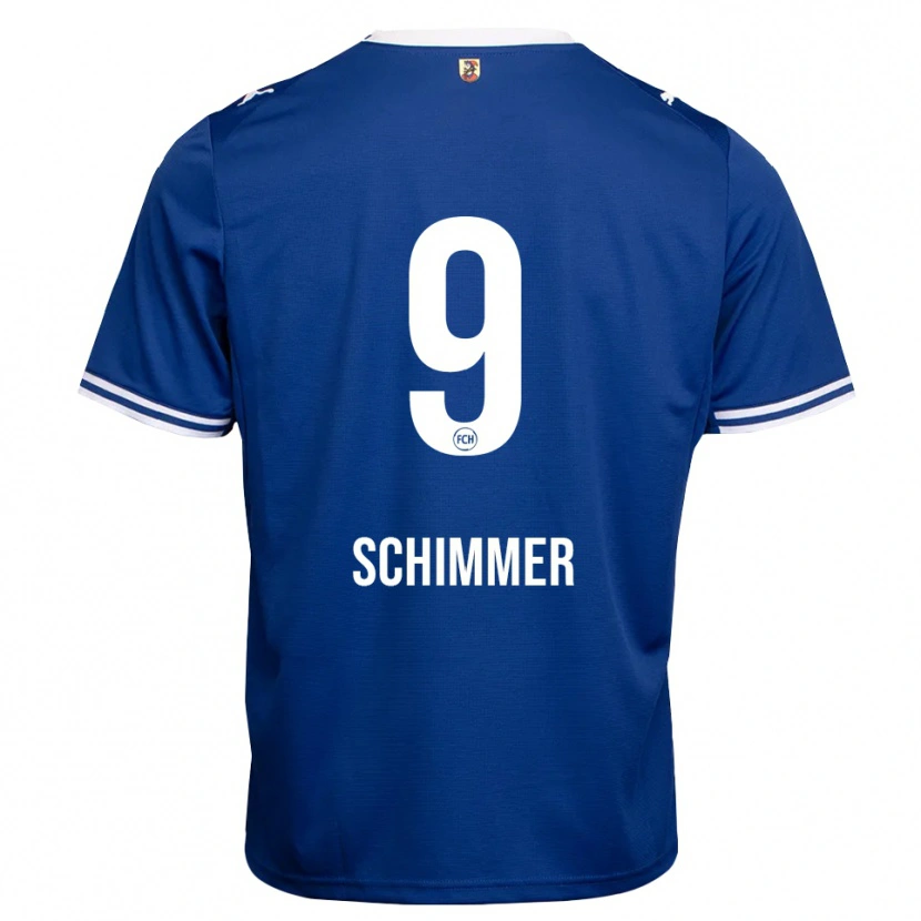 Danxen Heren Stefan Schimmer #9 Koninklijk Blauw Wit Uitshirt Uittenue 2026/27 T-Shirt België
