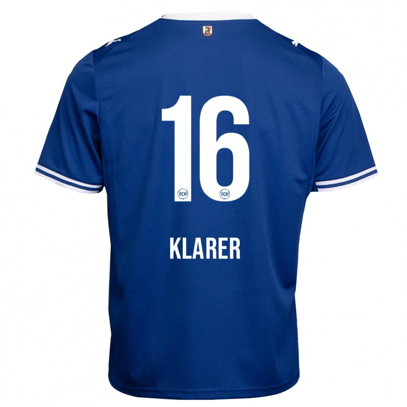 Danxen Heren Elias Klarer #16 Koninklijk Blauw Wit Uitshirt Uittenue 2026/27 T-Shirt België