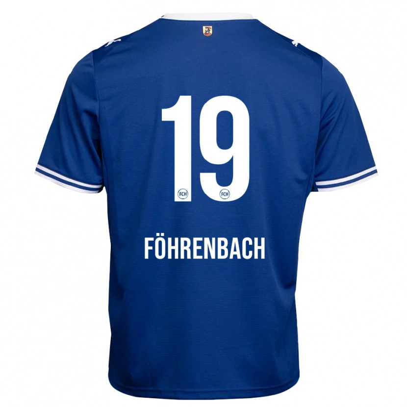 Danxen Heren Jonas Föhrenbach #19 Koninklijk Blauw Wit Uitshirt Uittenue 2026/27 T-Shirt België