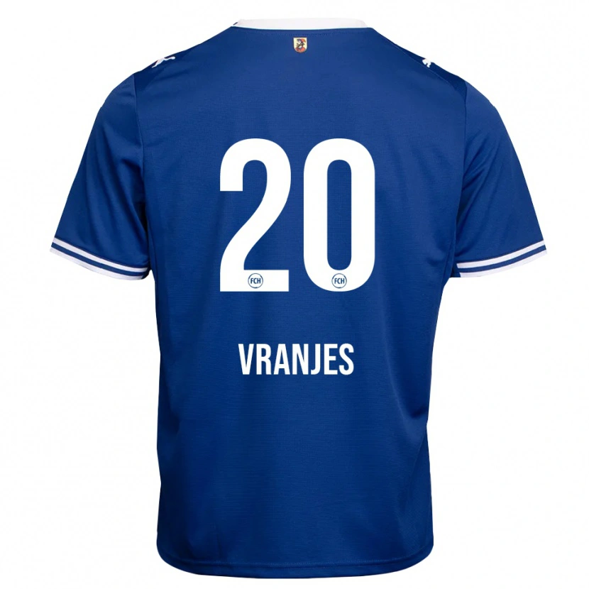 Danxen Heren Rafael Vranjes #20 Koninklijk Blauw Wit Uitshirt Uittenue 2026/27 T-Shirt België
