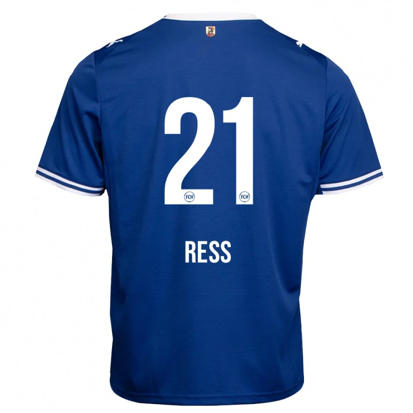 Danxen Heren Leonie Reß #21 Koninklijk Blauw Wit Uitshirt Uittenue 2026/27 T-Shirt België