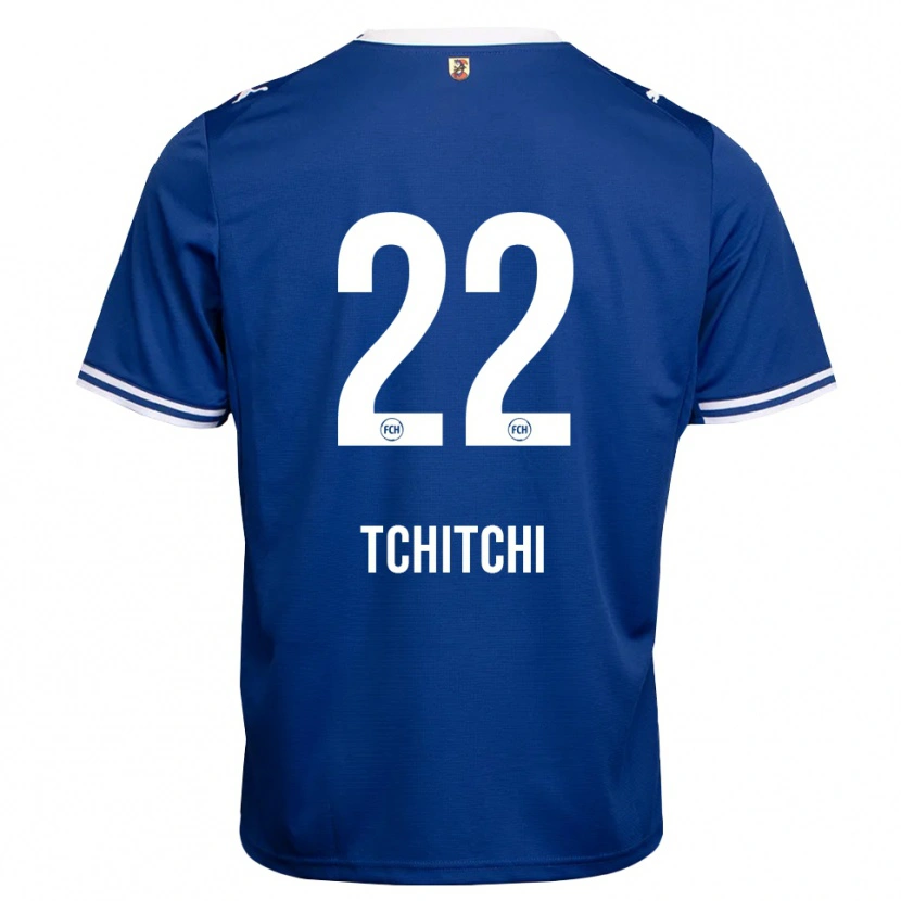 Danxen Heren Dahrel Tchitchi #22 Koninklijk Blauw Wit Uitshirt Uittenue 2026/27 T-Shirt België