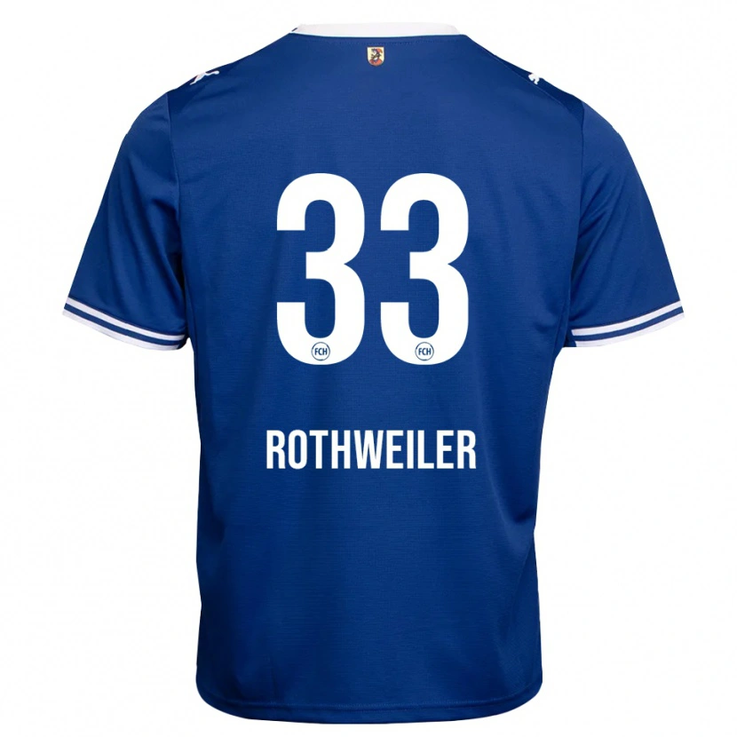 Danxen Heren Nick Rothweiler #33 Koninklijk Blauw Wit Uitshirt Uittenue 2026/27 T-Shirt België
