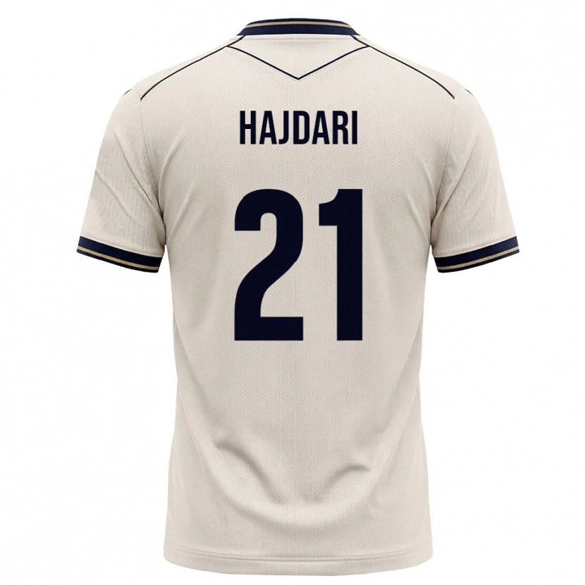 Danxen Heren Albian Hajdari #21 Off-White Inktblauw Uitshirt Uittenue 2026/27 T-Shirt België