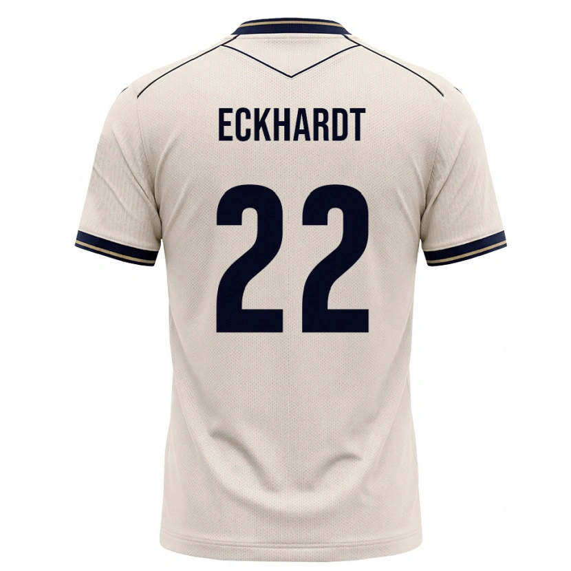 Danxen Heren Aaron Eckhardt #22 Off-White Inktblauw Uitshirt Uittenue 2026/27 T-Shirt België