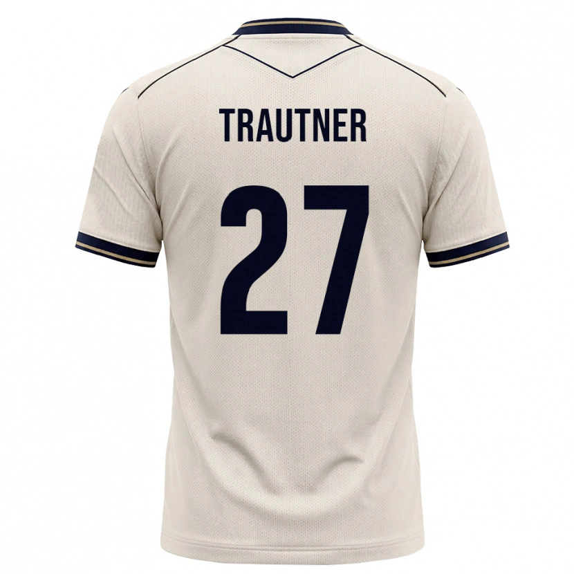Danxen Heren Tobias Trautner #27 Off-White Inktblauw Uitshirt Uittenue 2026/27 T-Shirt België