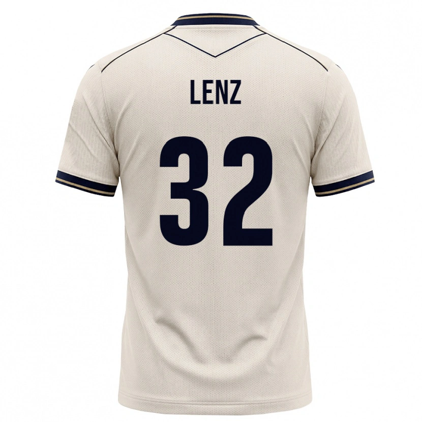 Danxen Heren Cajetan Lenz #32 Off-White Inktblauw Uitshirt Uittenue 2026/27 T-Shirt België