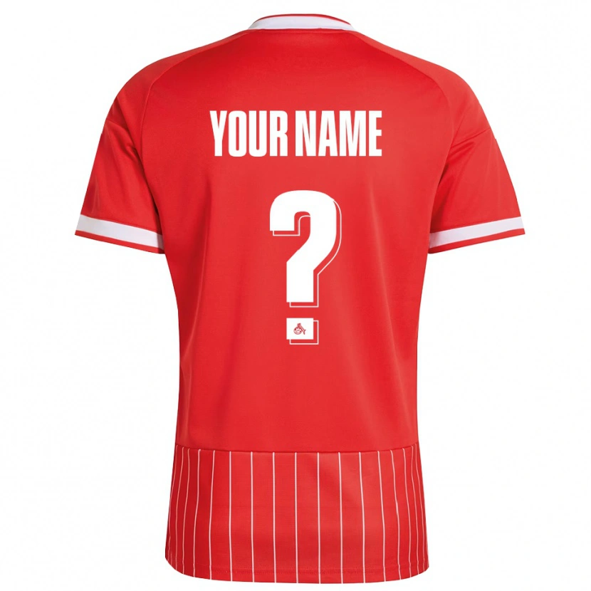 Danxen Heren Uw Naam #0 Rood Wit Groen Uitshirt Uittenue 2026/27 T-Shirt België