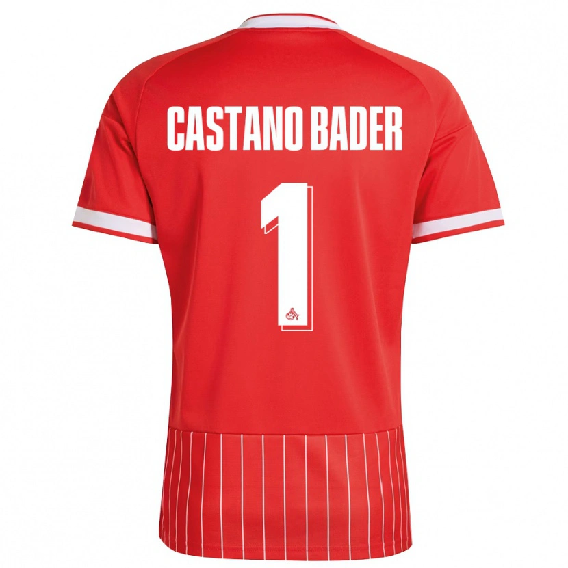 Danxen Heren Simeon Castano Bader #1 Rood Wit Groen Uitshirt Uittenue 2026/27 T-Shirt België