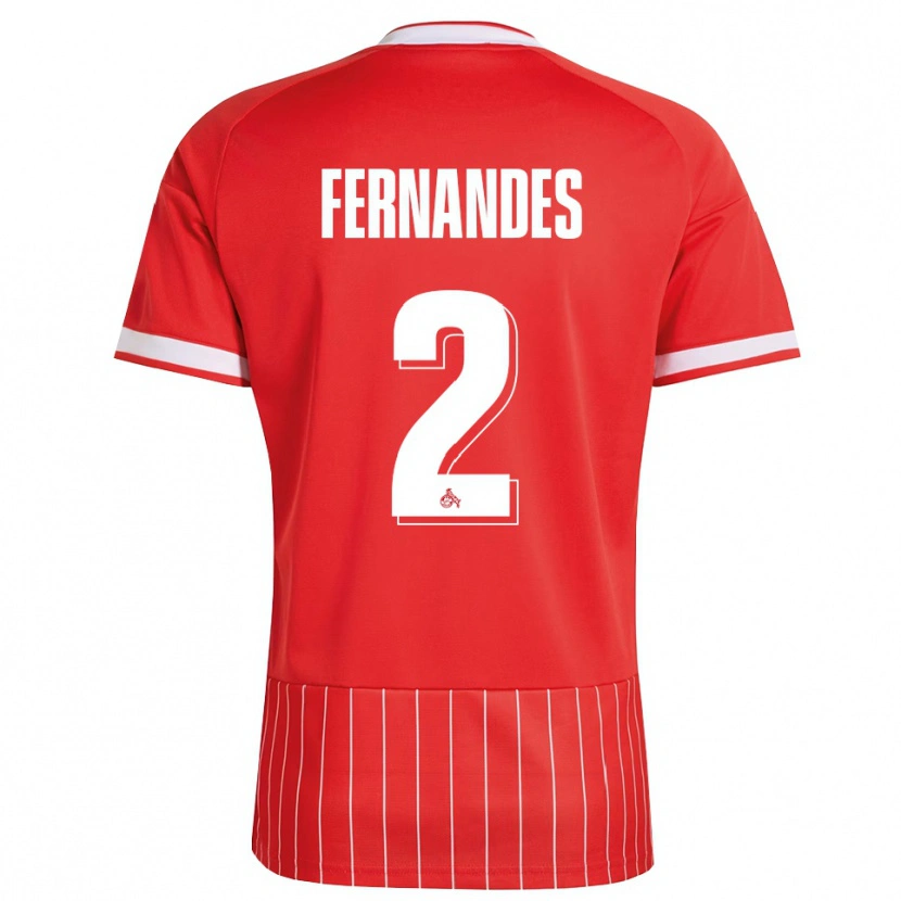 Danxen Heren Tyron Fernandes #2 Rood Wit Groen Uitshirt Uittenue 2026/27 T-Shirt België