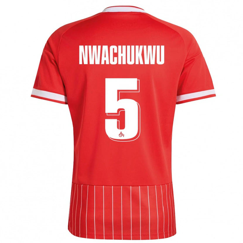 Danxen Heren Ben Nwachukwu #5 Rood Wit Groen Uitshirt Uittenue 2026/27 T-Shirt België