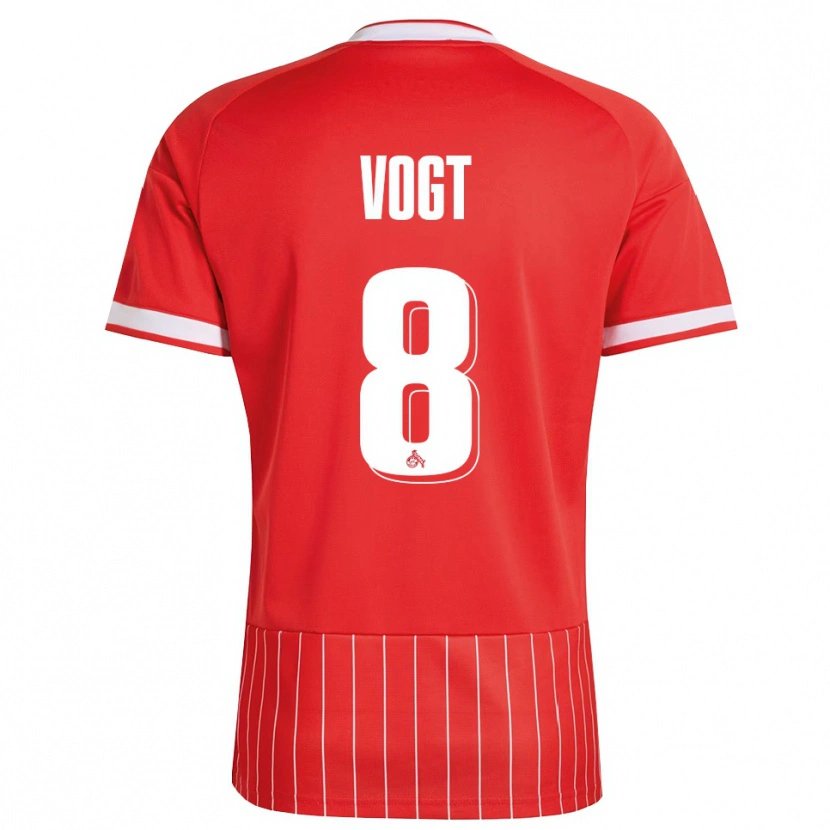 Danxen Heren Laura Vogt #8 Rood Wit Groen Uitshirt Uittenue 2026/27 T-Shirt België