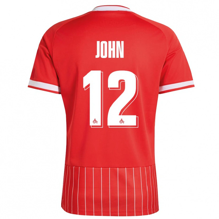 Danxen Heren Neven John #12 Rood Wit Groen Uitshirt Uittenue 2026/27 T-Shirt België