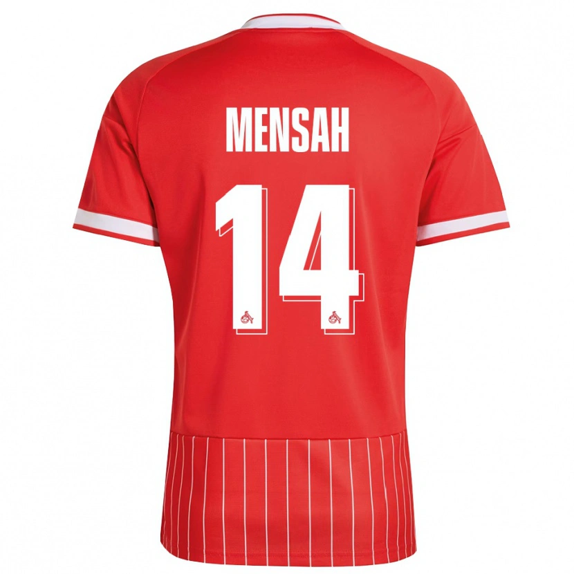 Danxen Heren Gideon Mensah #14 Rood Wit Groen Uitshirt Uittenue 2026/27 T-Shirt België
