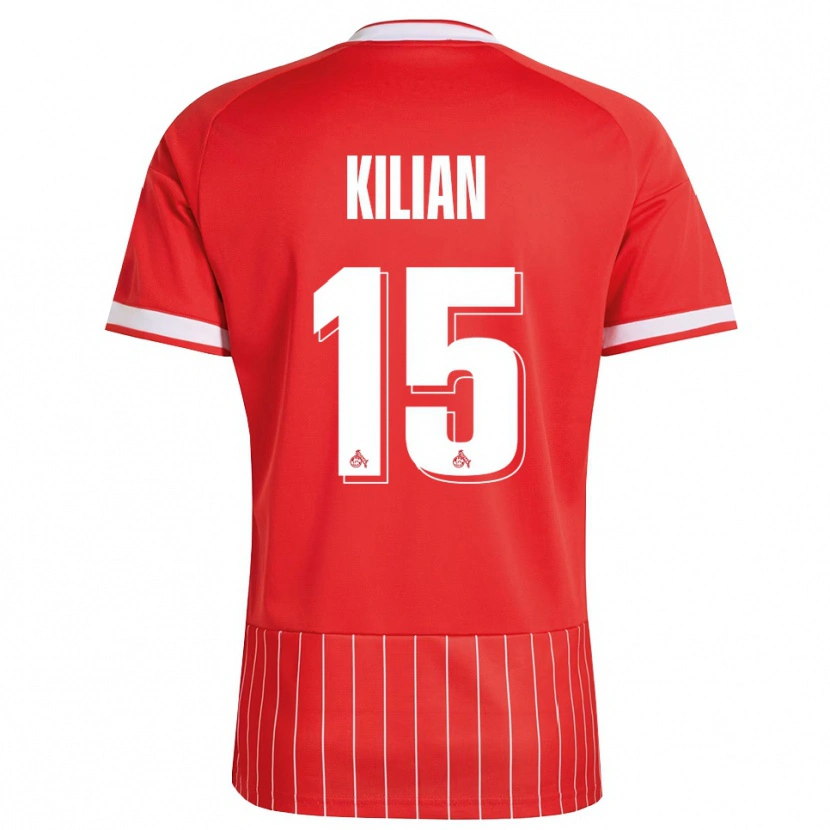 Danxen Heren Luca Kilian #15 Rood Wit Groen Uitshirt Uittenue 2026/27 T-Shirt België