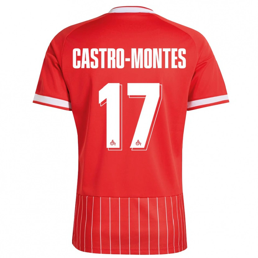 Danxen Heren Alessio Castro-Montes #17 Rood Wit Groen Uitshirt Uittenue 2026/27 T-Shirt België