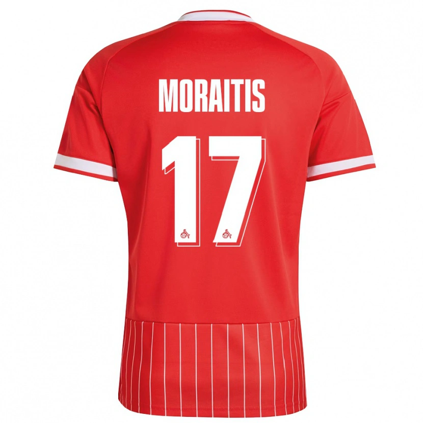 Danxen Heren Victor Moraitis #17 Rood Wit Groen Uitshirt Uittenue 2026/27 T-Shirt België