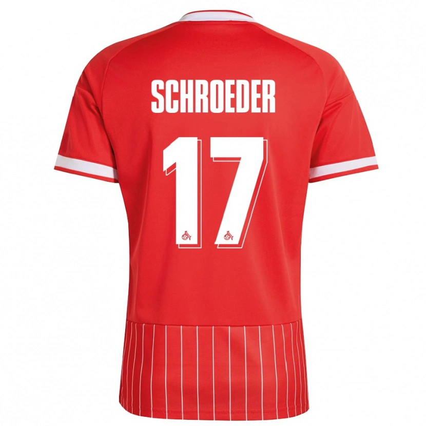 Danxen Heren Alexander Schroeder #17 Rood Wit Groen Uitshirt Uittenue 2026/27 T-Shirt België
