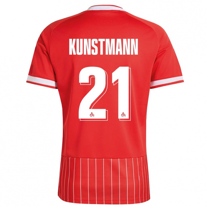 Danxen Heren Jonas Kunstmann #21 Rood Wit Groen Uitshirt Uittenue 2026/27 T-Shirt België
