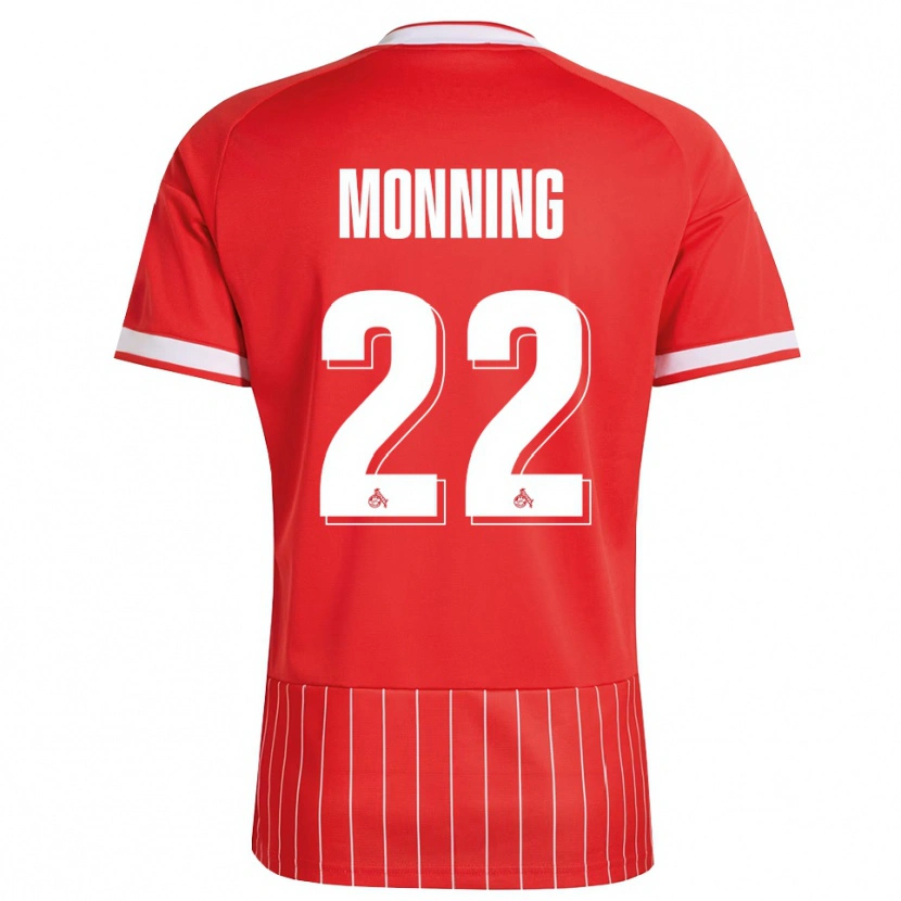 Danxen Heren Marlon Monning #22 Rood Wit Groen Uitshirt Uittenue 2026/27 T-Shirt België
