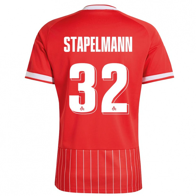 Danxen Heren Luis Stapelmann #32 Rood Wit Groen Uitshirt Uittenue 2026/27 T-Shirt België