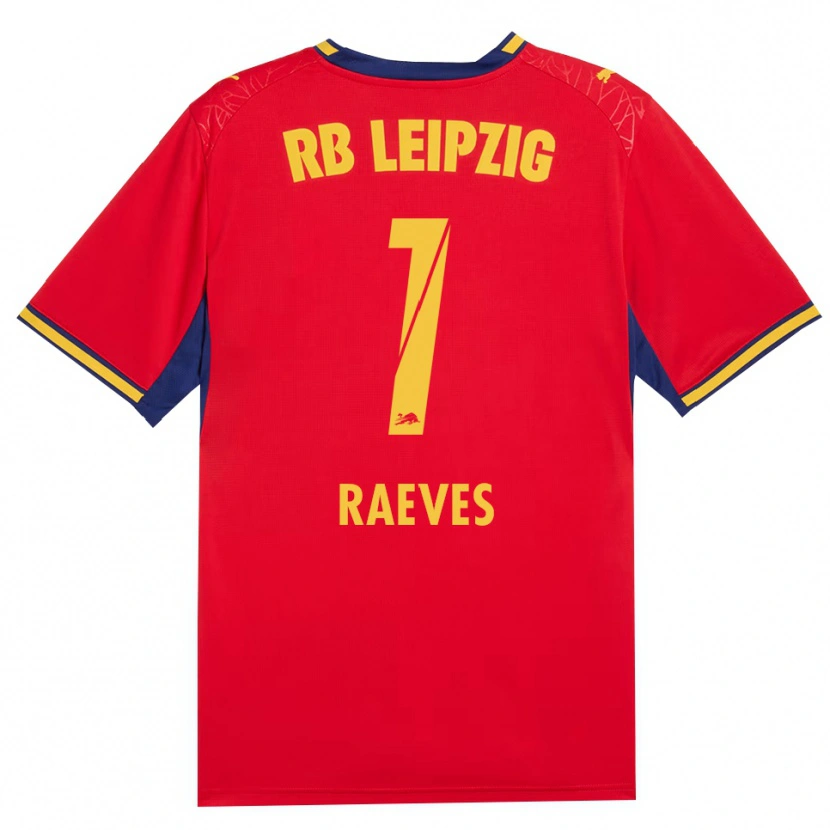 Danxen Heren Dries Raeves #1 Rood Geel Koninklijk Blauw Uitshirt Uittenue 2026/27 T-Shirt België