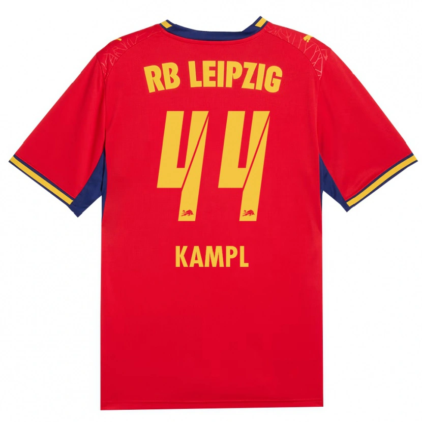 Danxen Heren Kevin Kampl #44 Rood Geel Koninklijk Blauw Uitshirt Uittenue 2026/27 T-Shirt België