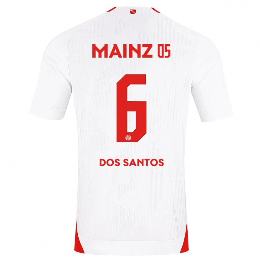 Danxen Heren Alexandre Tavares Dos Santos #6 Wit Rood Geel Uitshirt Uittenue 2026/27 T-Shirt België
