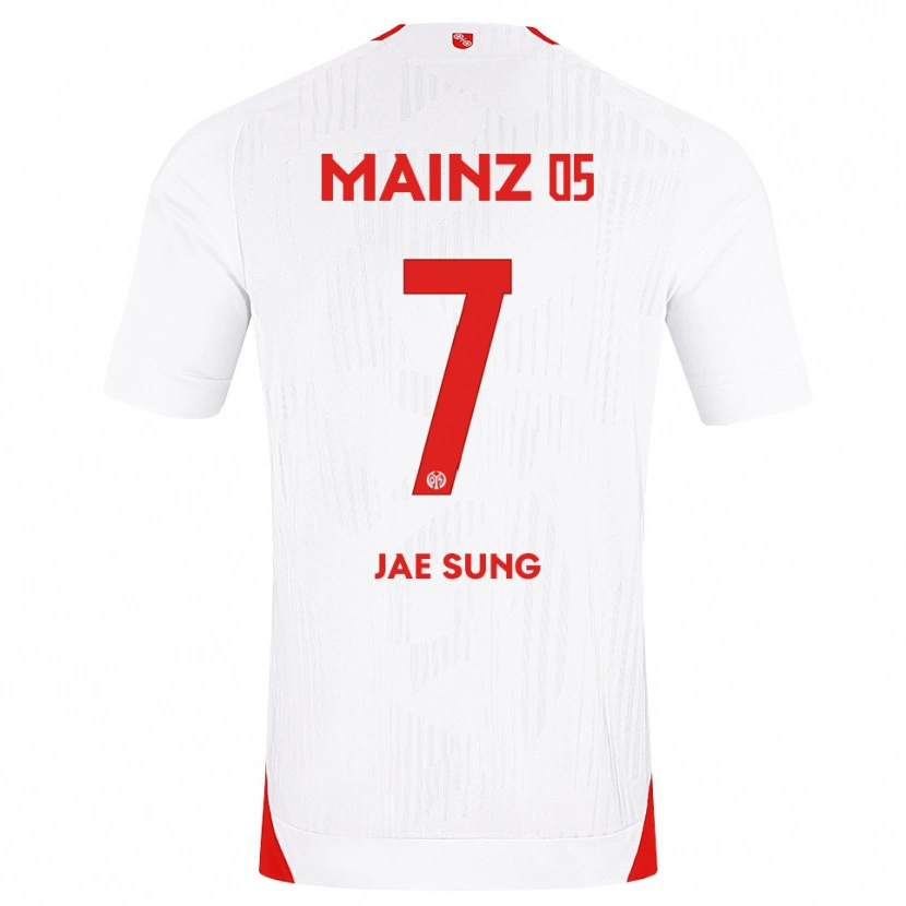 Danxen Heren Jae-Sung Lee #7 Wit Rood Geel Uitshirt Uittenue 2026/27 T-Shirt België