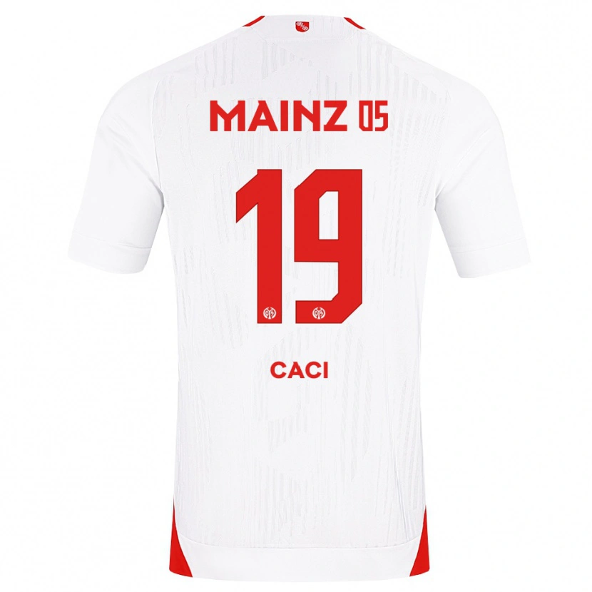 Danxen Heren Anthony Caci #19 Wit Rood Geel Uitshirt Uittenue 2026/27 T-Shirt België