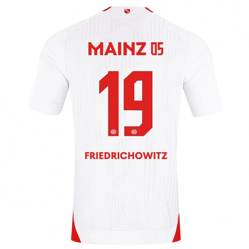 Danxen Heren Anna Friedrichowitz #19 Wit Rood Geel Uitshirt Uittenue 2026/27 T-Shirt België
