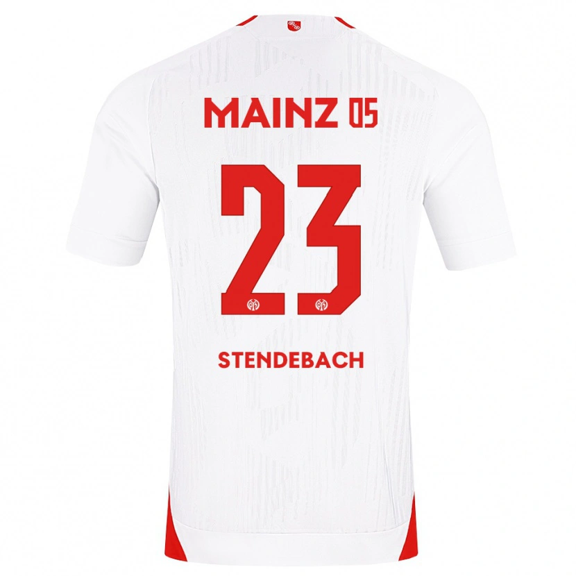 Danxen Heren Jule Stendebach #23 Wit Rood Geel Uitshirt Uittenue 2026/27 T-Shirt België