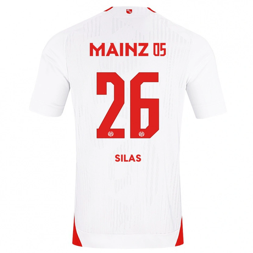 Danxen Heren Silas Katompa Mvumpa #26 Wit Rood Geel Uitshirt Uittenue 2026/27 T-Shirt België