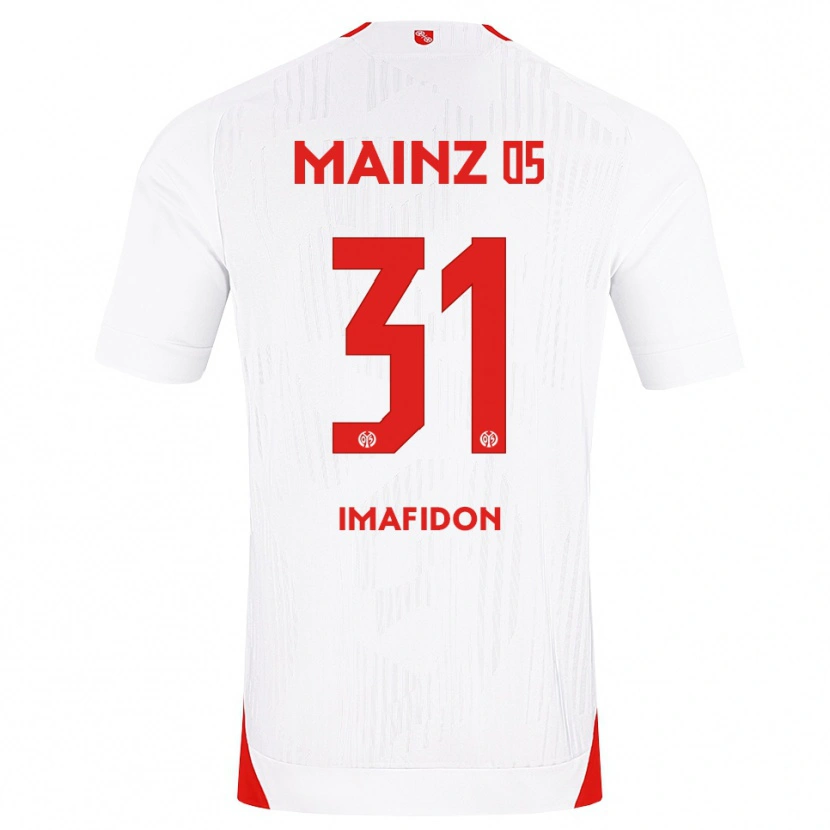Danxen Heren Daniel Imafidon #31 Wit Rood Geel Uitshirt Uittenue 2026/27 T-Shirt België