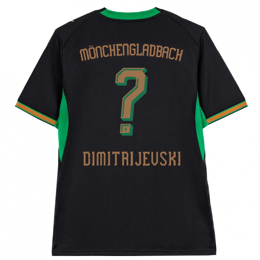 Danxen Heren Maximilian Dimitrijevski #0 Zwart Oranje Groen Bruin Uitshirt Uittenue 2026/27 T-Shirt België