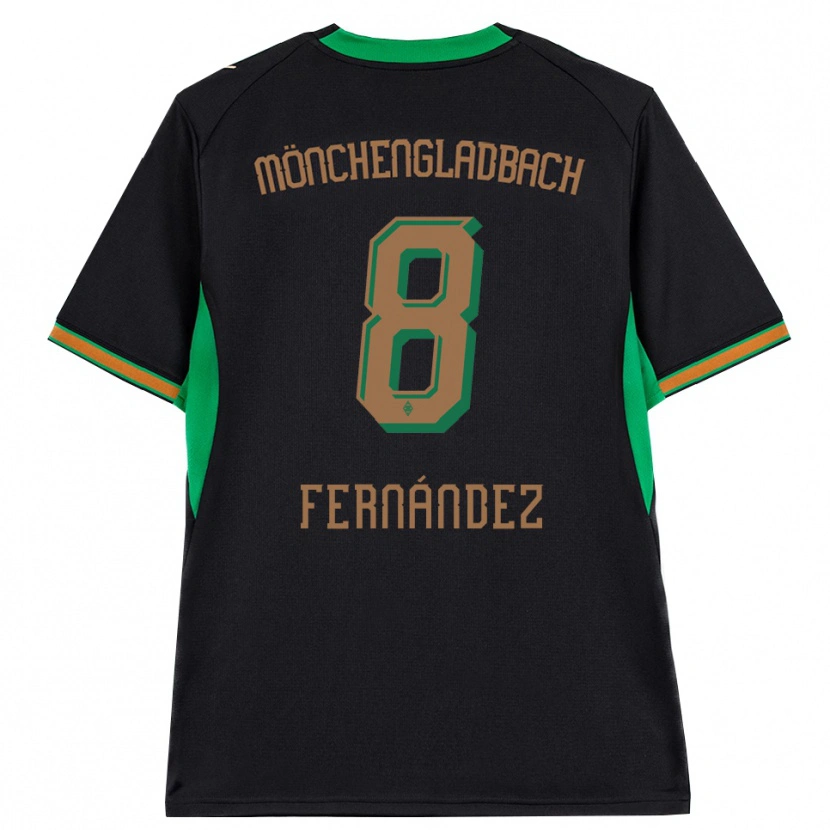 Danxen Heren Oriol Fernandez Berenguer #8 Zwart Oranje Groen Bruin Uitshirt Uittenue 2026/27 T-Shirt België
