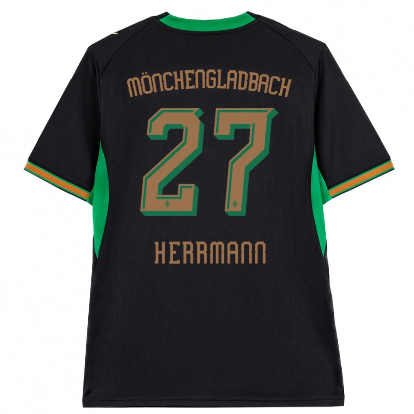 Danxen Heren Michelle Herrmann #27 Zwart Oranje Groen Bruin Uitshirt Uittenue 2026/27 T-Shirt België
