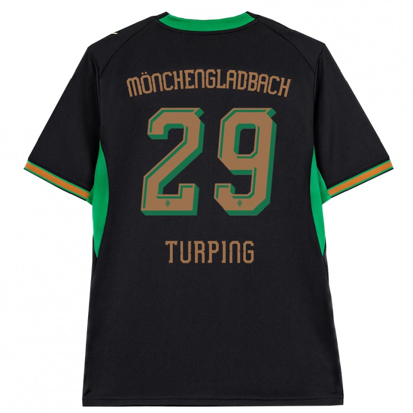 Danxen Heren Selim Turping #29 Zwart Oranje Groen Bruin Uitshirt Uittenue 2026/27 T-Shirt België