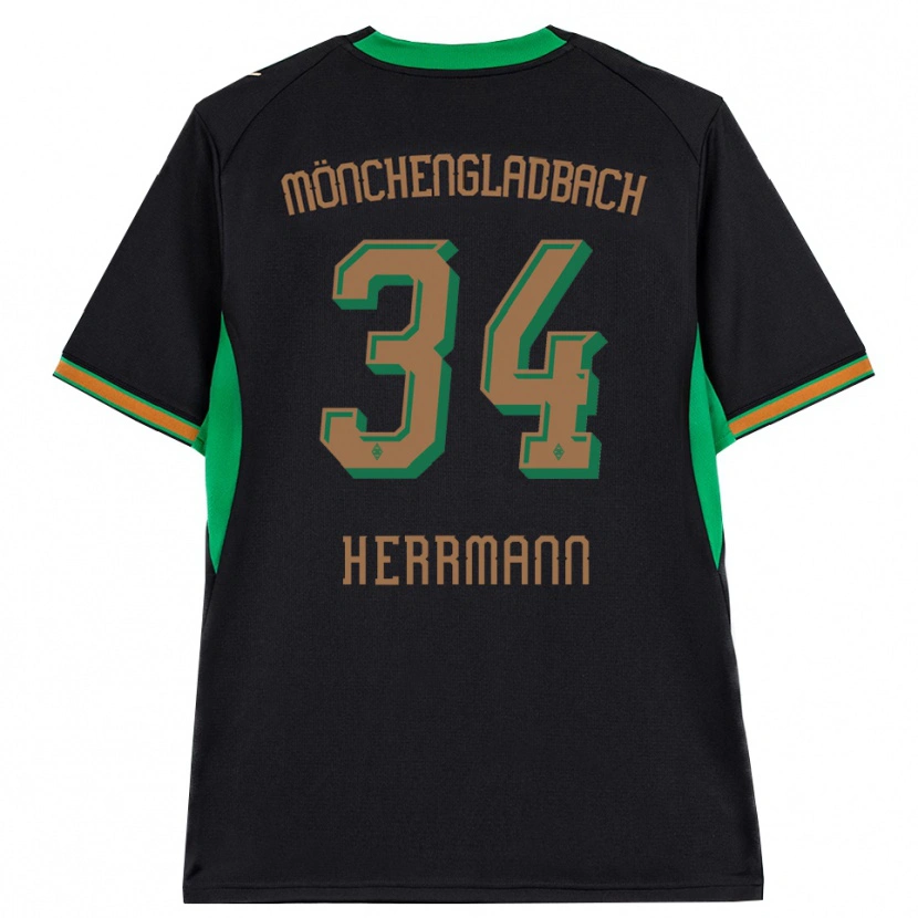 Danxen Heren Charles Herrmann #34 Zwart Oranje Groen Bruin Uitshirt Uittenue 2026/27 T-Shirt België