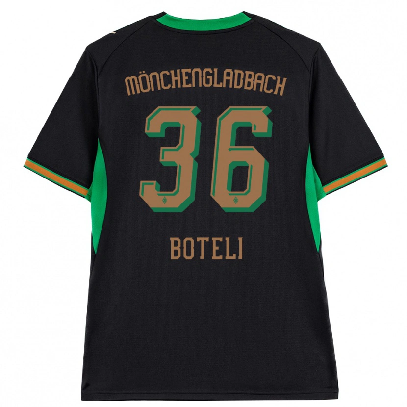 Danxen Heren Winsley Boteli #36 Zwart Oranje Groen Bruin Uitshirt Uittenue 2026/27 T-Shirt België