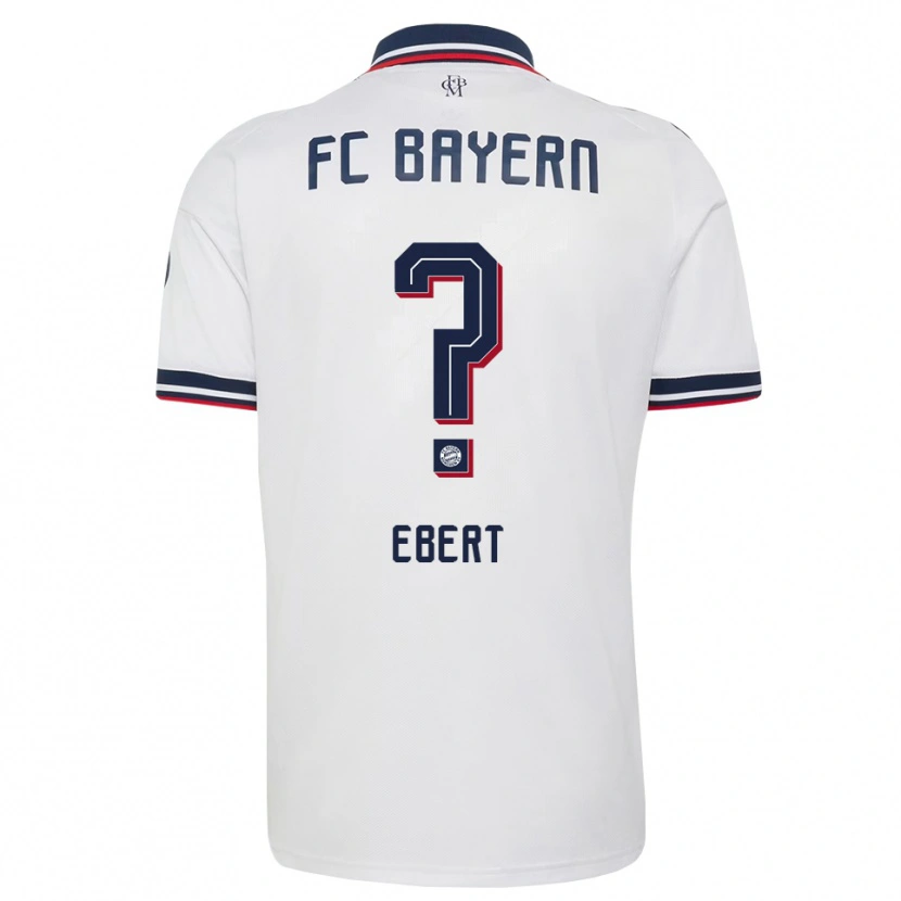 Danxen Heren Tim Ebert #0 Wit Grijs Rood Uitshirt Uittenue 2026/27 T-Shirt België