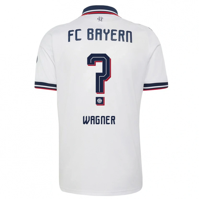 Danxen Heren Maximilian Wagner #0 Wit Grijs Rood Uitshirt Uittenue 2026/27 T-Shirt België