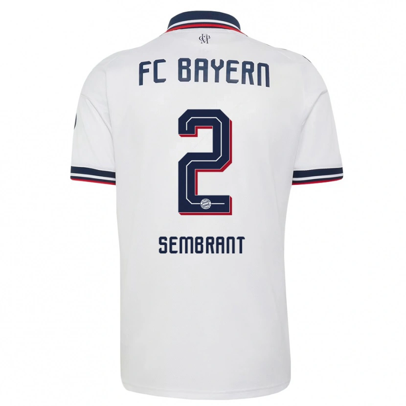 Danxen Heren Linda Sembrant #2 Wit Grijs Rood Uitshirt Uittenue 2026/27 T-Shirt België